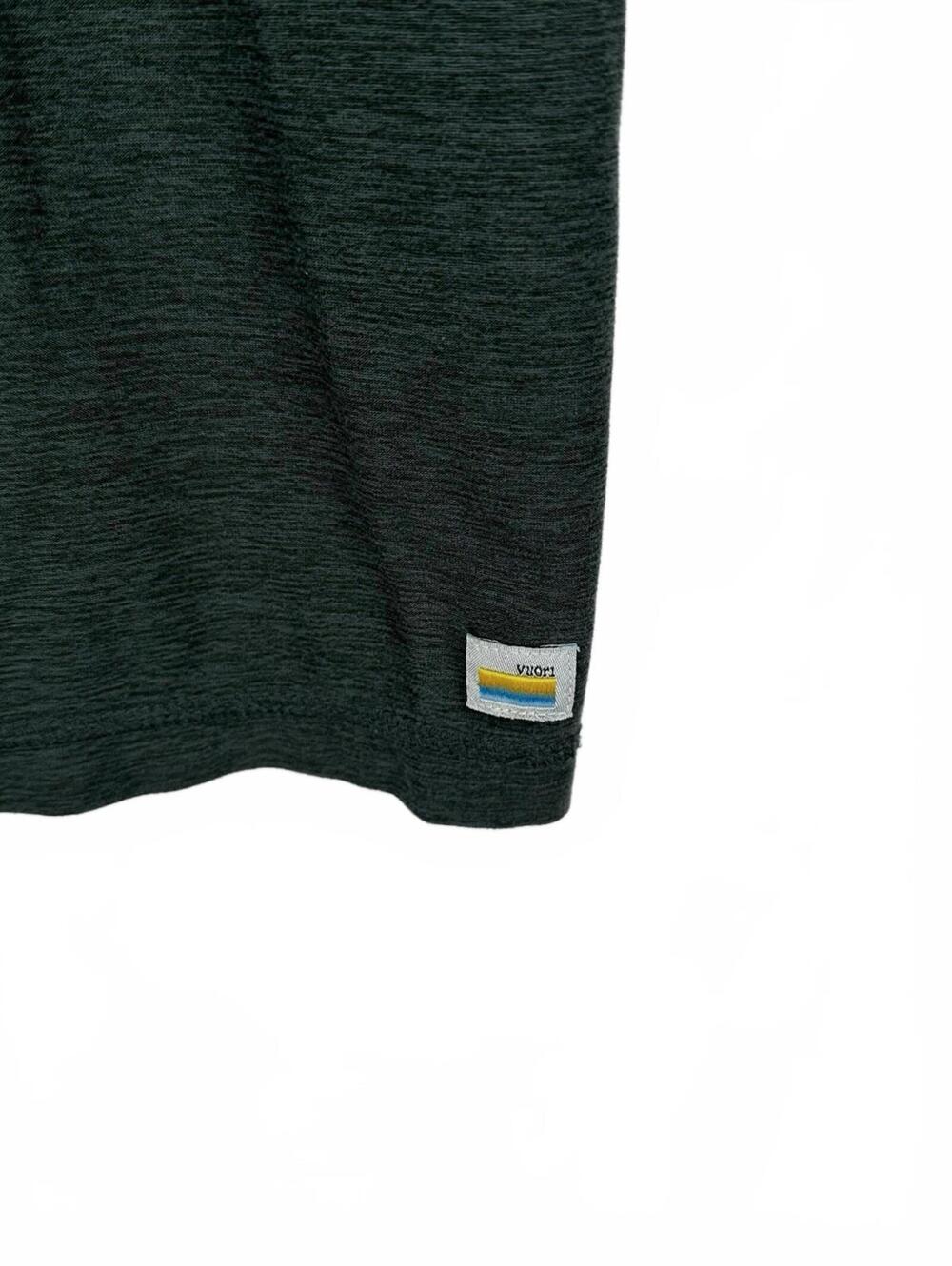 Vuori Strato Tech Tee T-Shirt Dream Knit Pullover Heather Green V126 Men Size XL - Picture 3 of 3